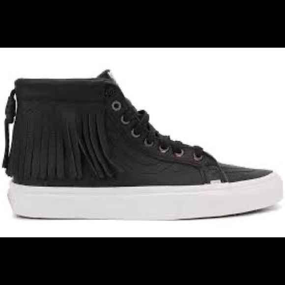 Vans Women’s Sk8-hi Moc Suede With Fringe - Picture 3 of 16